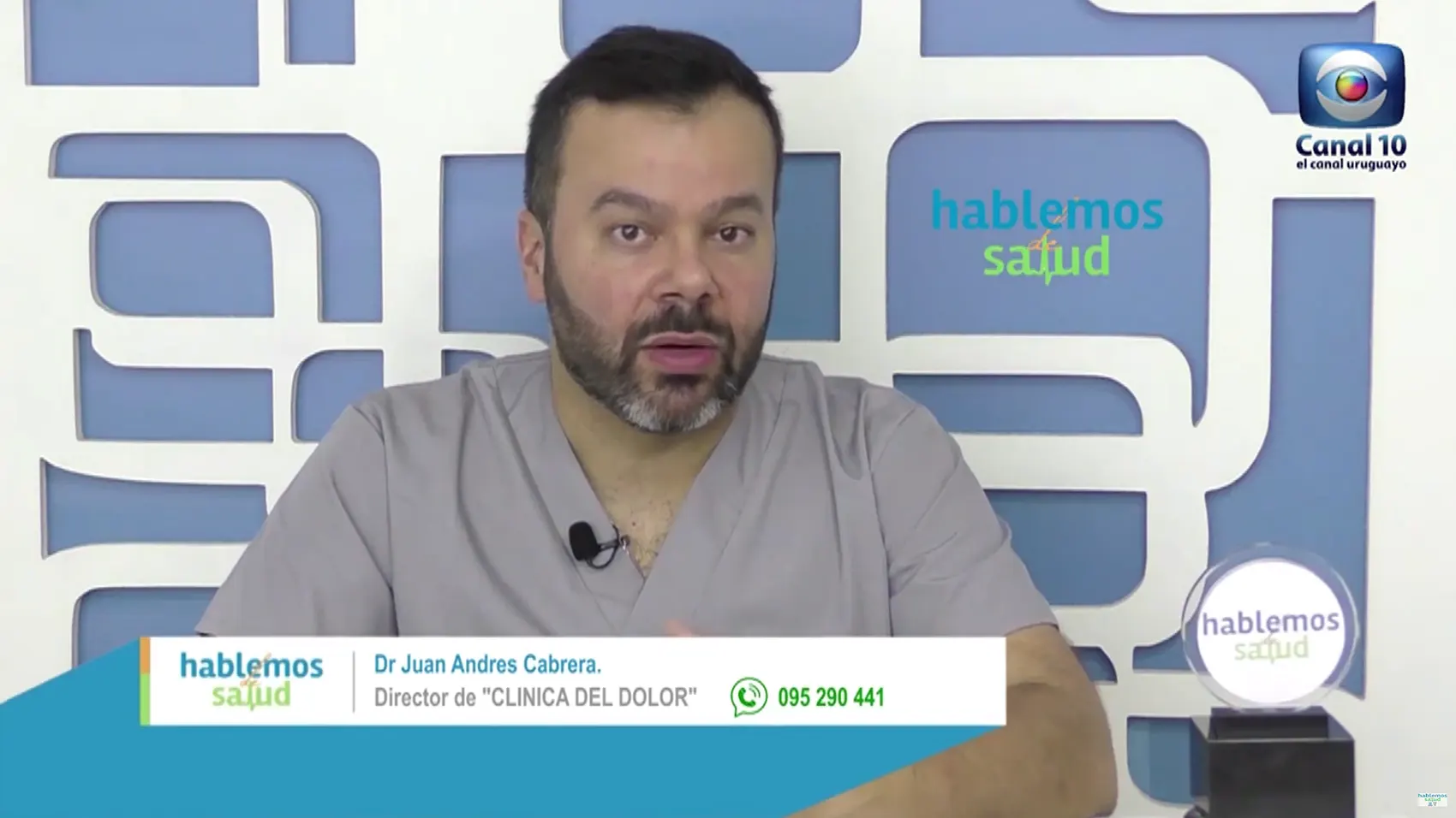 El Dr. Juan Andrés Cabrera habla del dolor de rodilla en "Hablemos de Salud"